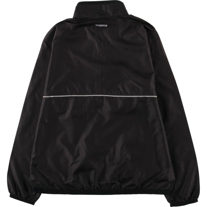 Vintage 90'S Nike Running Half-Zip Warm-Up Pullover, Men's Size Small polyester black type Vintage Second Hand