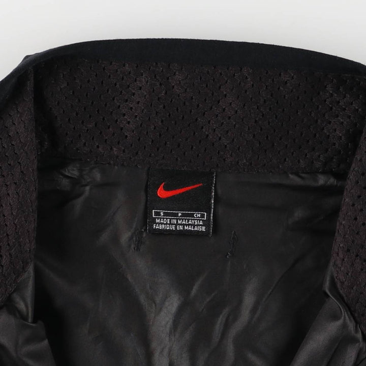 Vintage 90'S Nike Running Half-Zip Warm-Up Pullover, Men's Size Small polyester black type Vintage Second Hand