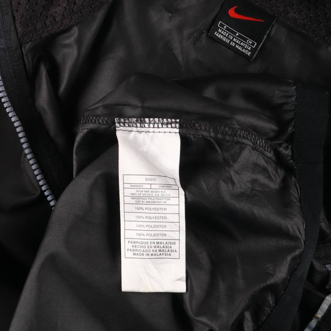 Vintage 90'S Nike Running Half-Zip Warm-Up Pullover, Men's Size Small polyester black type Vintage Second Hand