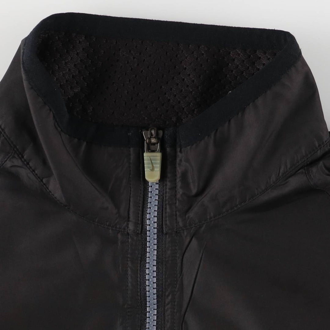 Vintage 90'S Nike Running Half-Zip Warm-Up Pullover, Men's Size Small polyester black type Vintage Second Hand