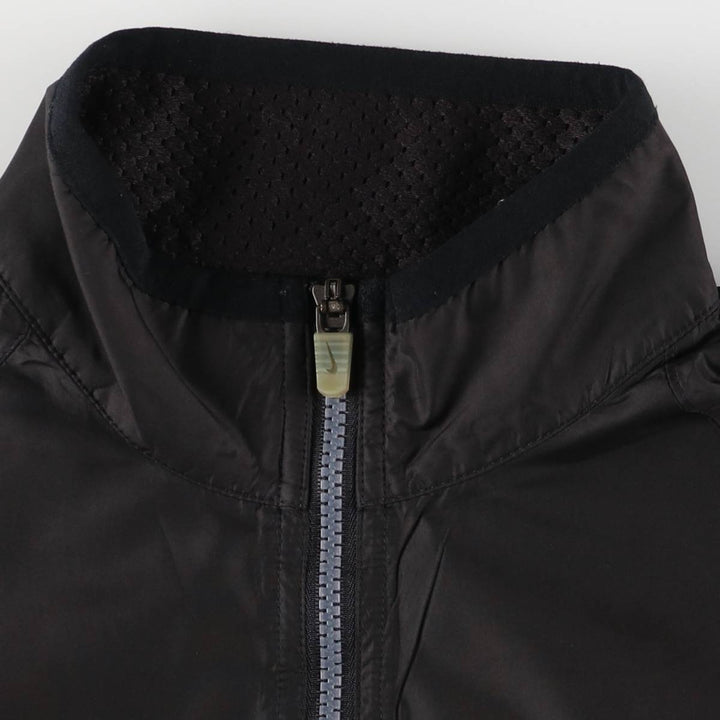 Vintage 90'S Nike Running Half-Zip Warm-Up Pullover, Men's Size Small polyester black type Vintage Second Hand