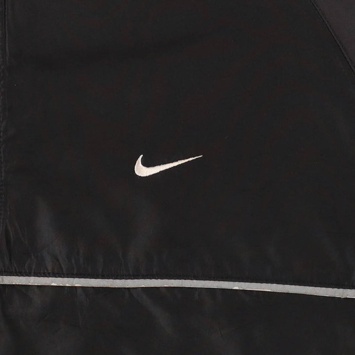 Vintage 90'S Nike Running Half-Zip Warm-Up Pullover, Men's Size Small polyester black type Vintage Second Hand