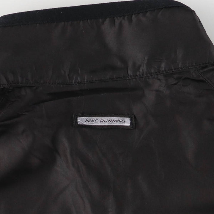 Vintage 90'S Nike Running Half-Zip Warm-Up Pullover, Men's Size Small polyester black type Vintage Second Hand