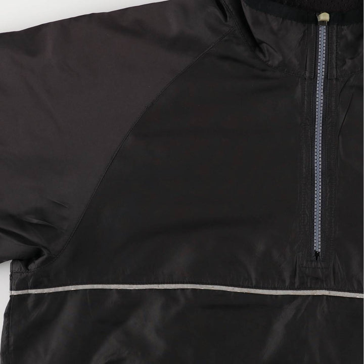 Vintage 90'S Nike Running Half-Zip Warm-Up Pullover, Men's Size Small polyester black type Vintage Second Hand
