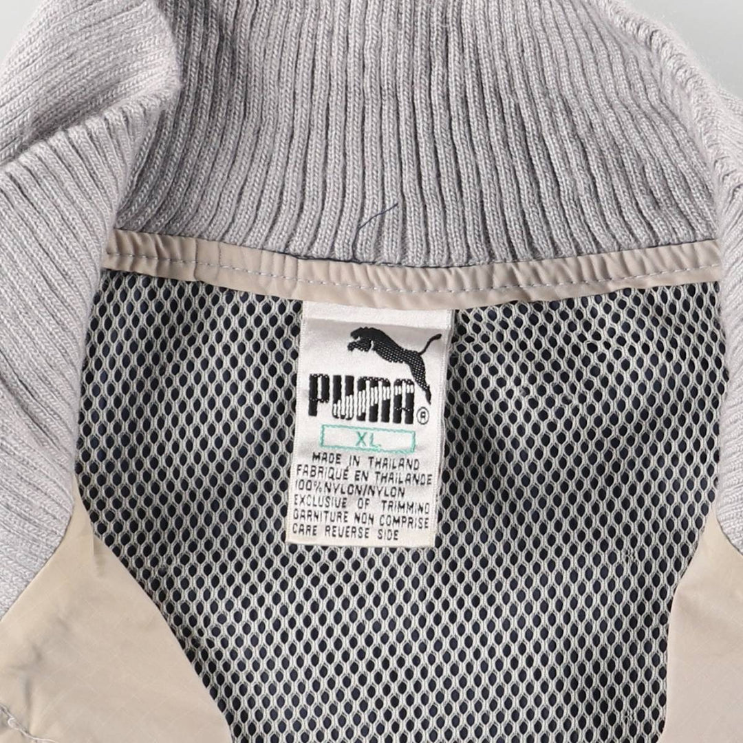 Vintage 80s-90'S Puma NBA Boston Celtics Ripstop Anorak Jacket, Men's Size XL Nylon navy blue type Vintage Second Hand