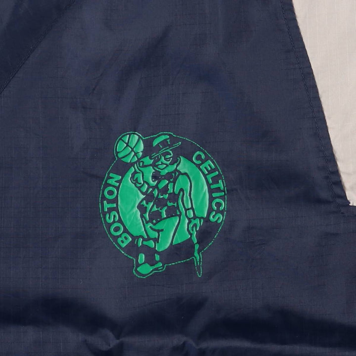 Vintage 80s-90'S Puma NBA Boston Celtics Ripstop Anorak Jacket, Men's Size XL Nylon navy blue type Vintage Second Hand