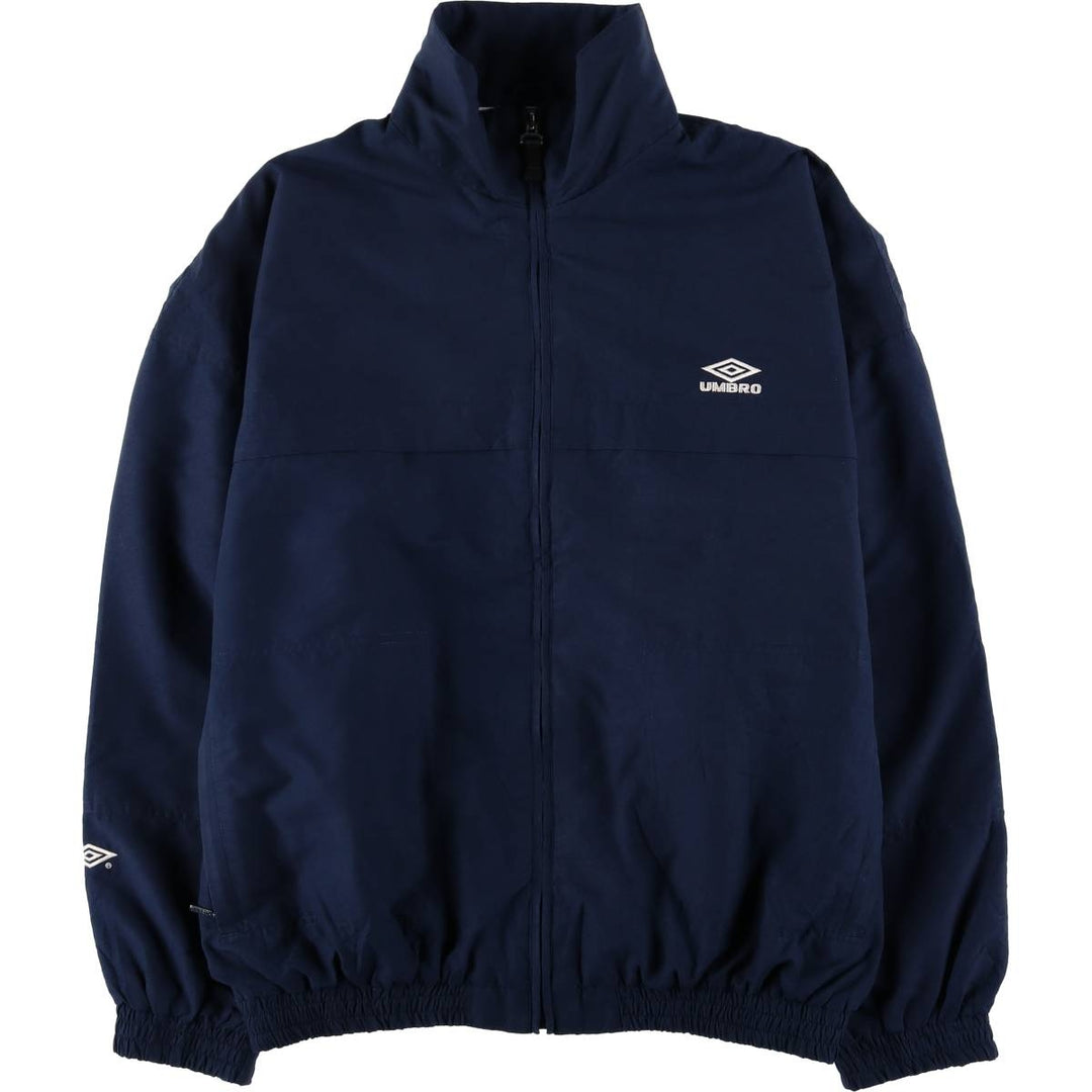 90'S Umbro Men's XXL Vintage Windbreaker polyester navy blue type Vintage Second Hand