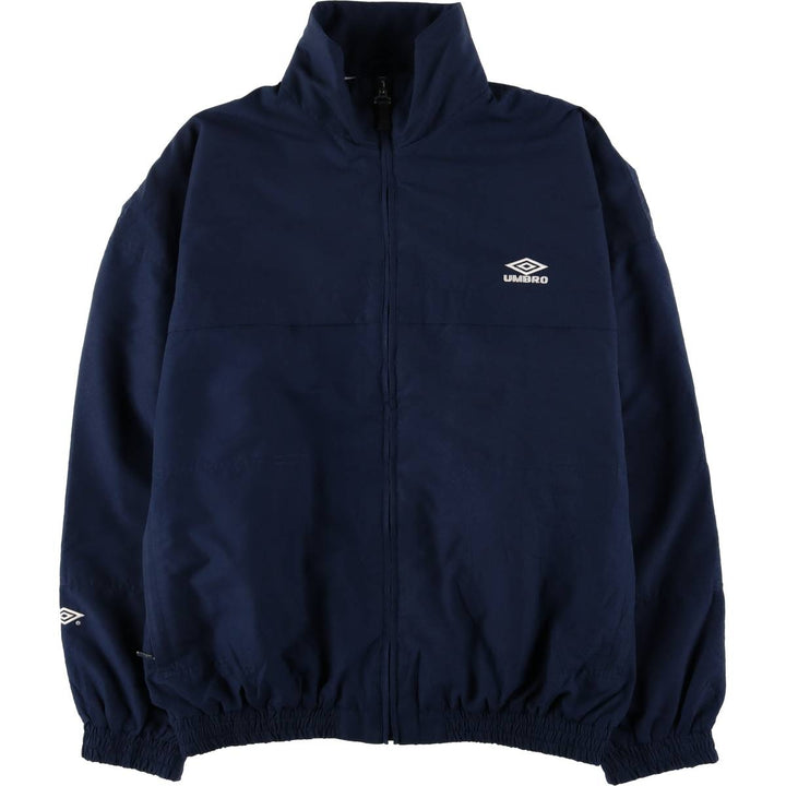 90'S Umbro Men's XXL Vintage Windbreaker polyester navy blue type Vintage Second Hand