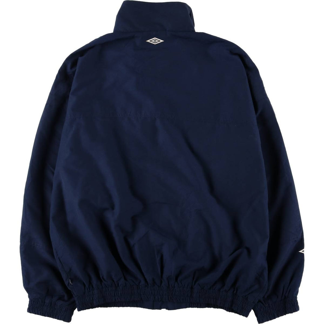 90'S Umbro Men's XXL Vintage Windbreaker polyester navy blue type Vintage Second Hand