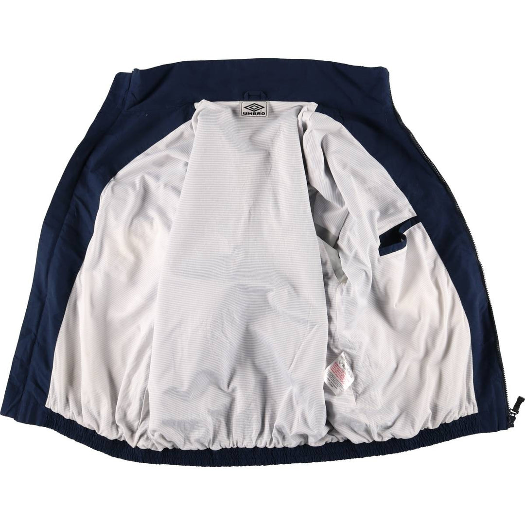 90'S Umbro Men's XXL Vintage Windbreaker polyester navy blue type Vintage Second Hand