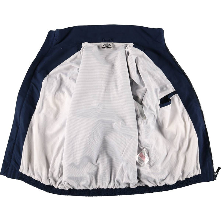 90'S Umbro Men's XXL Vintage Windbreaker polyester navy blue type Vintage Second Hand