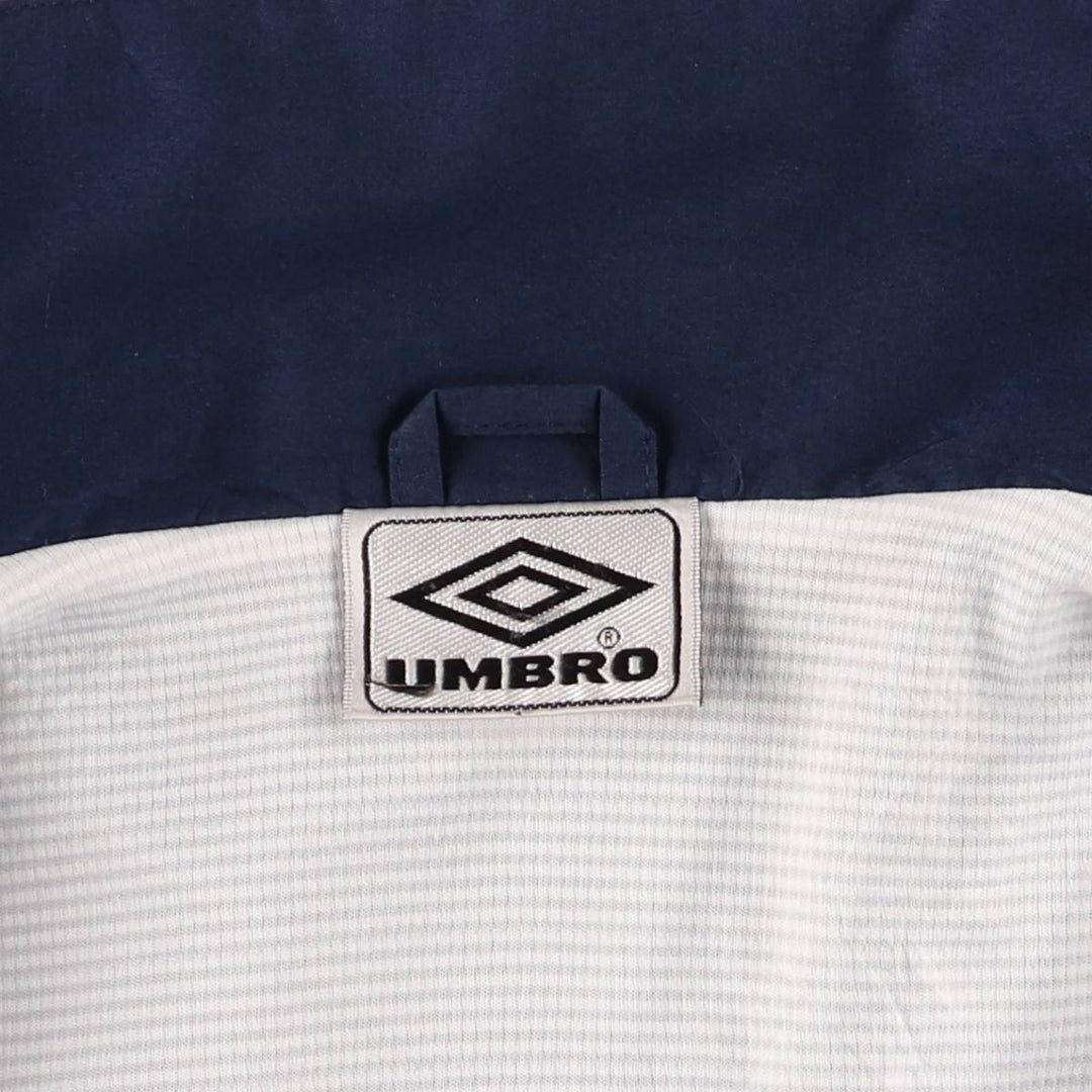 90'S Umbro Men's XXL Vintage Windbreaker polyester navy blue type Vintage Second Hand