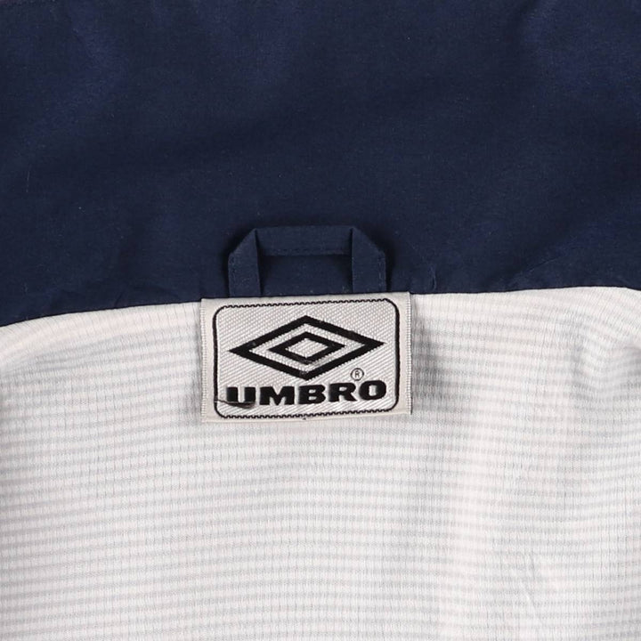 90'S Umbro Men's XXL Vintage Windbreaker polyester navy blue type Vintage Second Hand