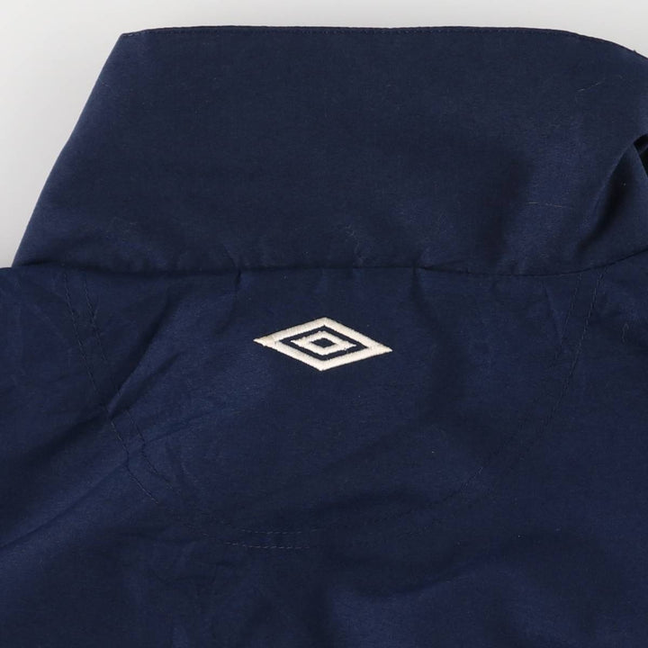 90'S Umbro Men's XXL Vintage Windbreaker polyester navy blue type Vintage Second Hand