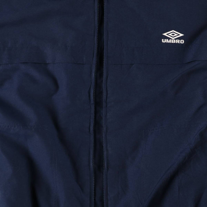 90'S Umbro Men's XXL Vintage Windbreaker polyester navy blue type Vintage Second Hand