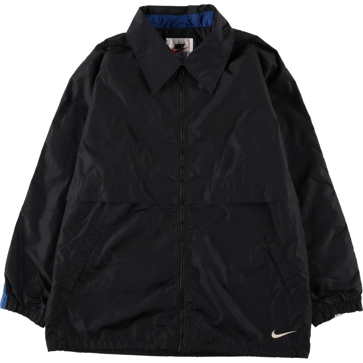 90'S Nike NIKE Nylon Jacket Men's Size L Vintage Nylon black type Vintage Second Hand