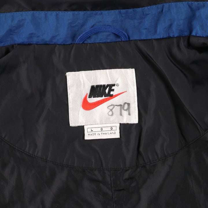 90'S Nike NIKE Nylon Jacket Men's Size L Vintage Nylon black type Vintage Second Hand