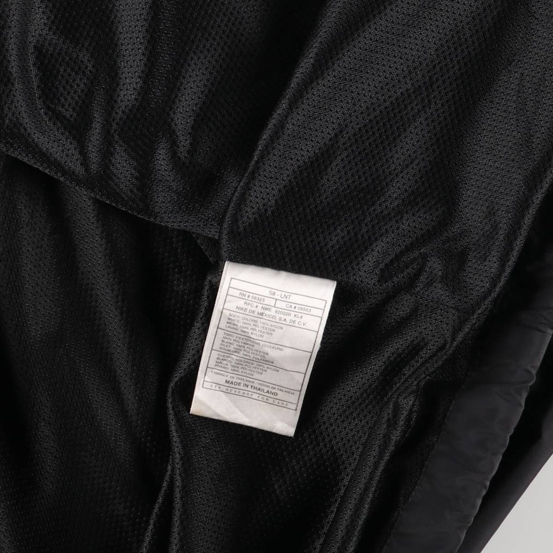 90'S Nike NIKE Nylon Jacket Men's Size L Vintage Nylon black type Vintage Second Hand