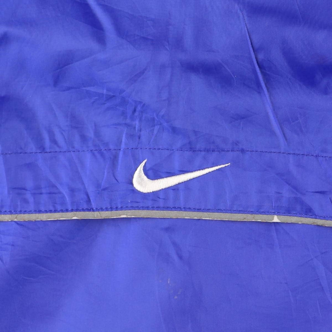 90'S Nike Half-Zip Pullover Windbreaker, Men's Medium, Vintage Long Sleeve polyester blue type Vintage Second Hand