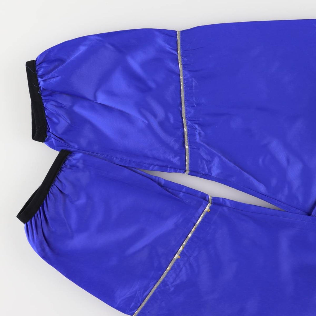 90'S Nike Half-Zip Pullover Windbreaker, Men's Medium, Vintage Long Sleeve polyester blue type Vintage Second Hand