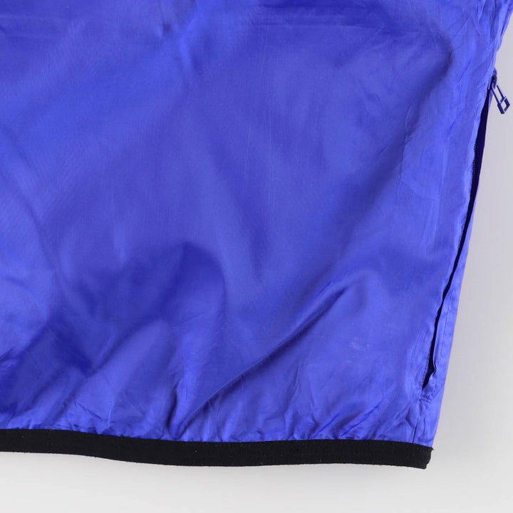 90'S Nike Half-Zip Pullover Windbreaker, Men's Medium, Vintage Long Sleeve polyester blue type Vintage Second Hand