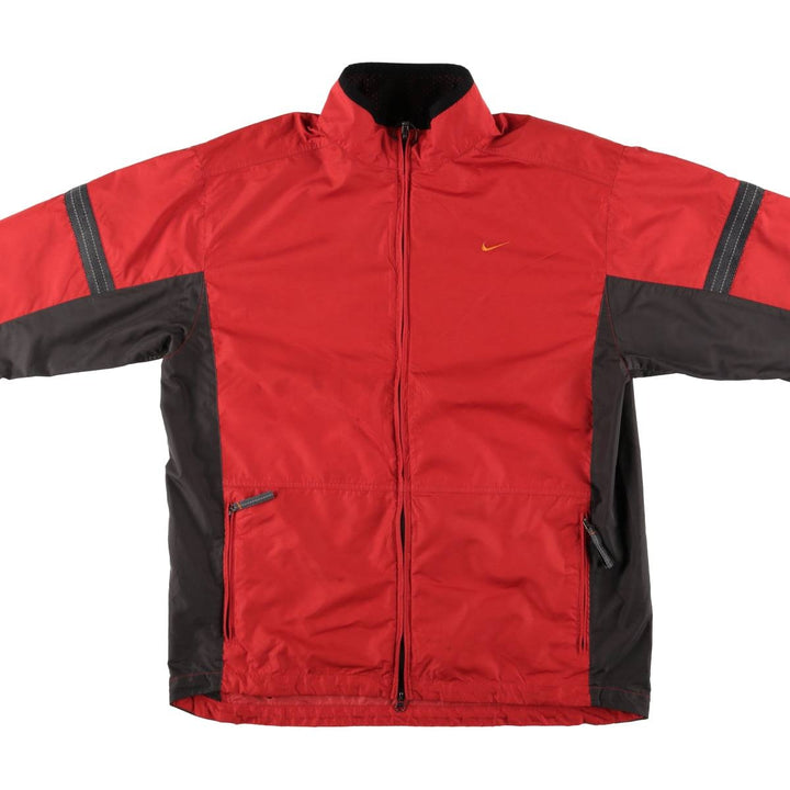 90'S Nike Windbreaker Men's Size L Vintage polyester red type reddish brown Vintage Second Hand