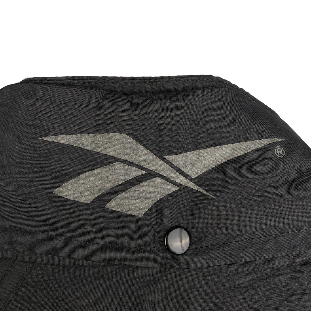 90'S Reebok nylon jacket, men's XL size, vintage Nylon black type Vintage Second Hand