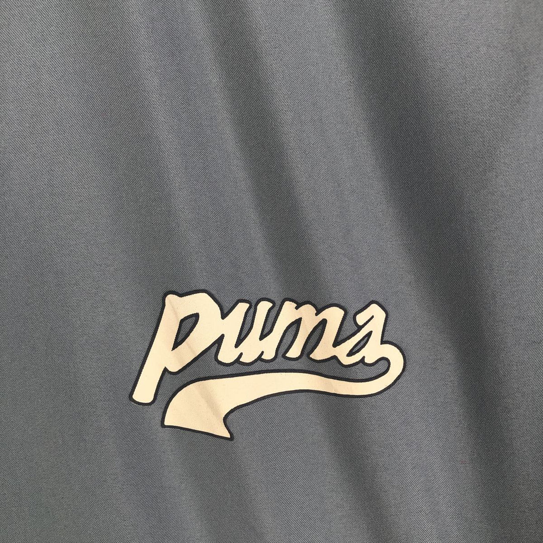 Vintage 90s-00'S Puma windbreaker, men's size M polyester Blue type light blue Vintage Second Hand
