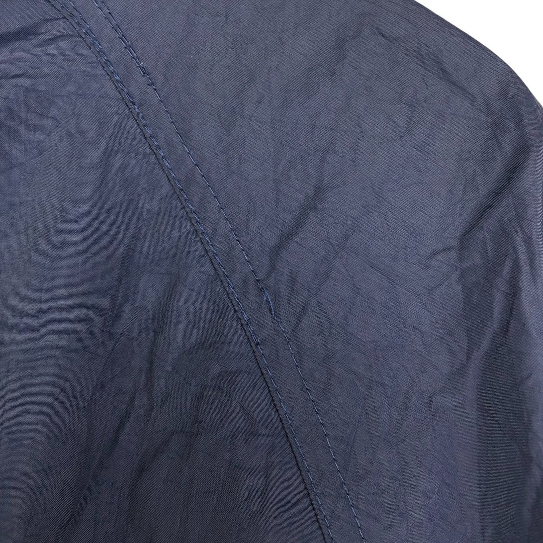 90'S Reebok nylon jacket, men's size L, vintage Nylon navy blue type Vintage Second Hand