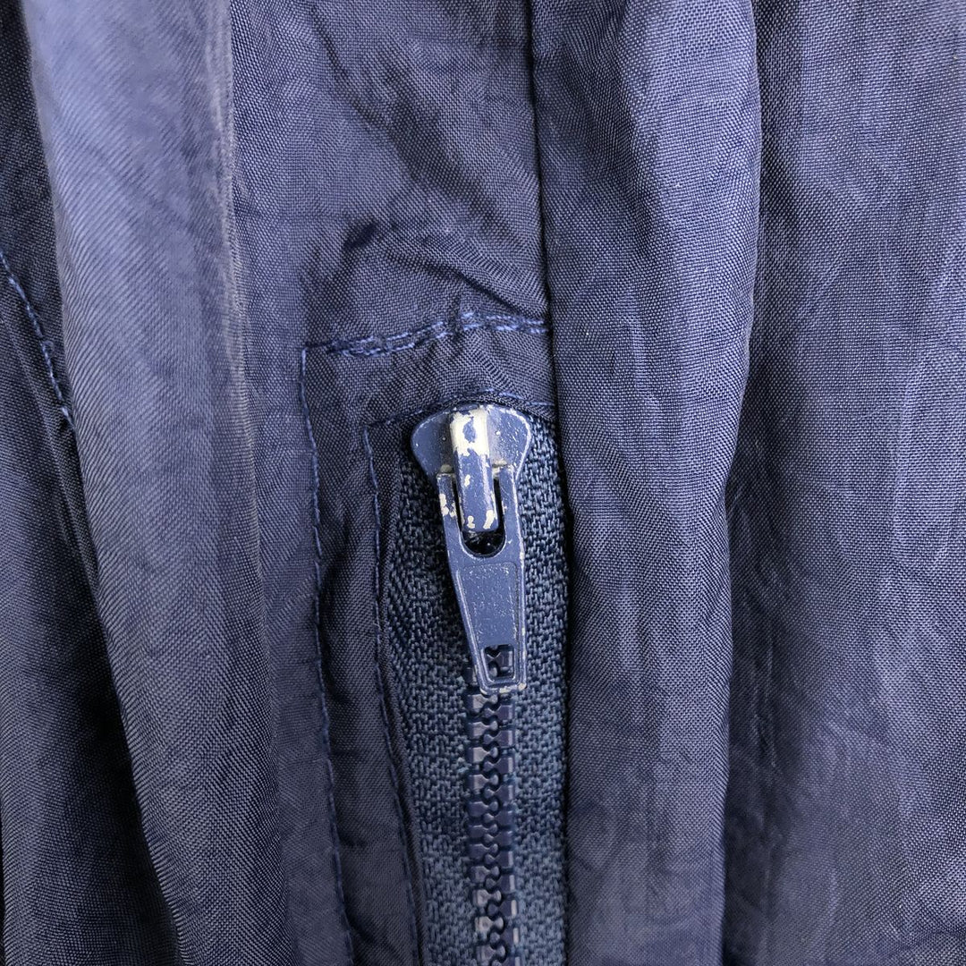 90'S Reebok nylon jacket, men's size L, vintage Nylon navy blue type Vintage Second Hand