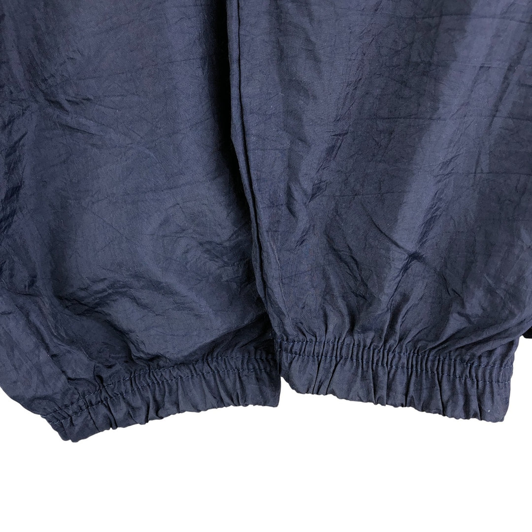 90'S Reebok nylon jacket, men's size L, vintage Nylon navy blue type Vintage Second Hand