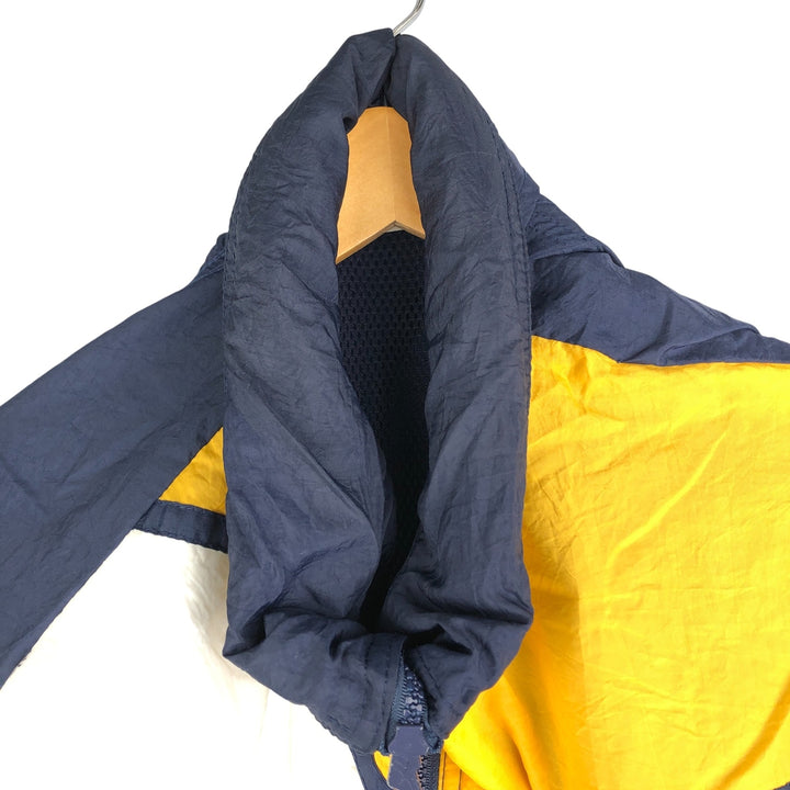 90'S Reebok nylon jacket, men's size L, vintage Nylon navy blue type Vintage Second Hand