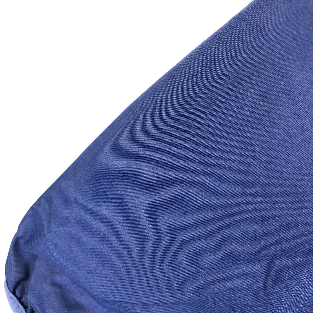 Adidas nylon hoodie, size L, men's Nylon navy blue type Vintage Second Hand