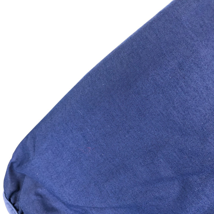 Adidas nylon hoodie, size L, men's Nylon navy blue type Vintage Second Hand