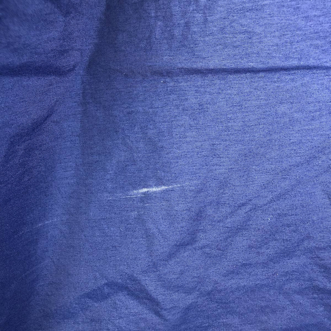 Adidas nylon hoodie, size L, men's Nylon navy blue type Vintage Second Hand