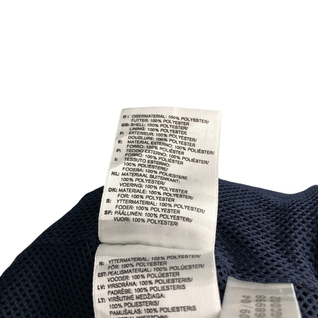 00'S adidas windbreaker, men's size L polyester navy blue type Vintage Second Hand