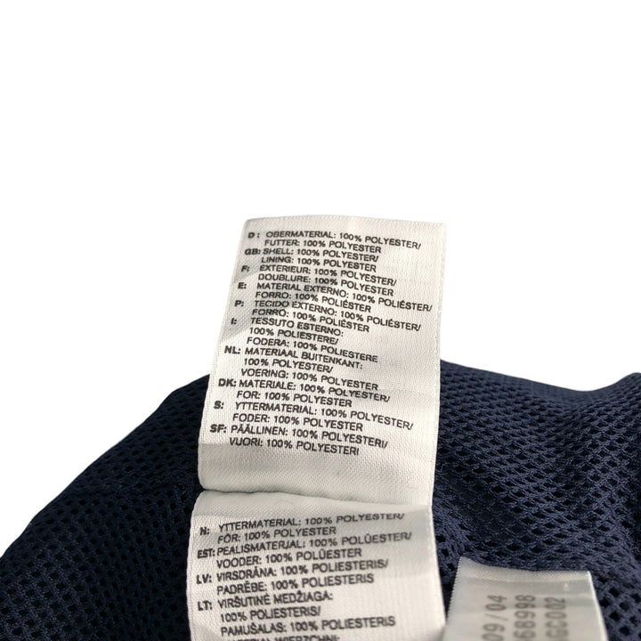 00'S adidas windbreaker, men's size L polyester navy blue type Vintage Second Hand