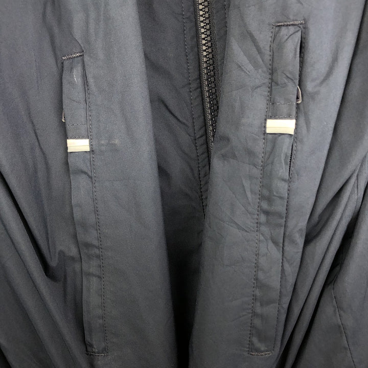 00'S adidas windbreaker, men's size L polyester navy blue type Vintage Second Hand