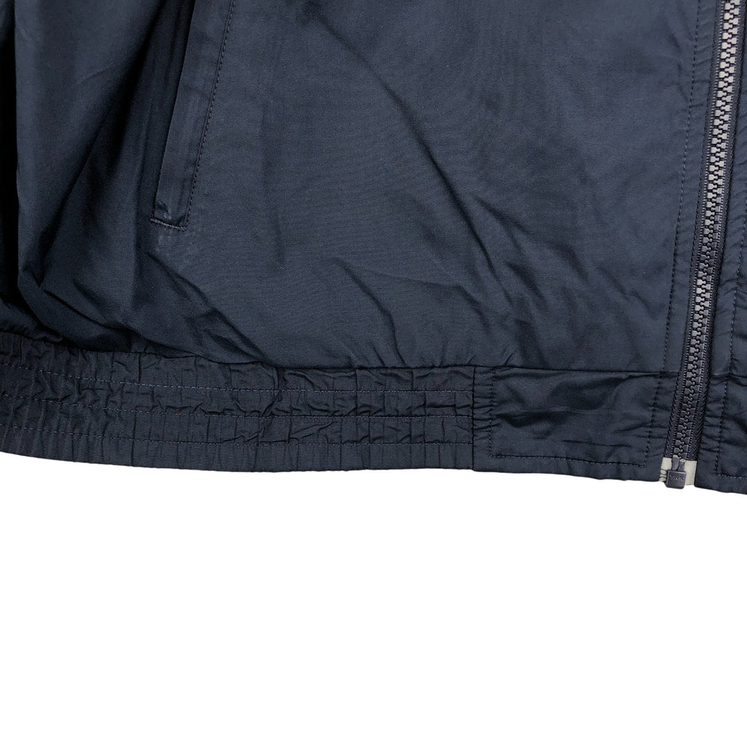 00'S adidas windbreaker, men's size L polyester navy blue type Vintage Second Hand
