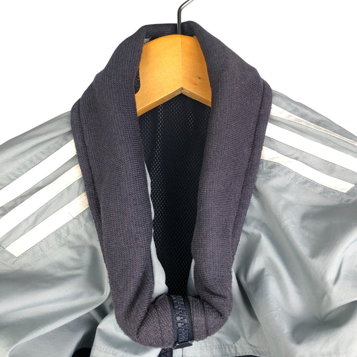 00'S adidas windbreaker, men's size L polyester navy blue type Vintage Second Hand