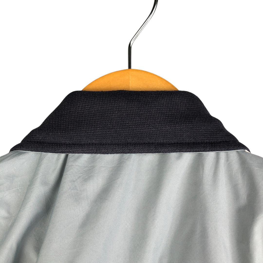 00'S adidas windbreaker, men's size L polyester navy blue type Vintage Second Hand