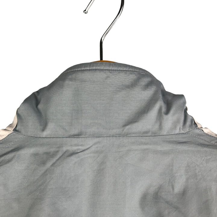 00'S adidas windbreaker, men's size L polyester navy blue type Vintage Second Hand