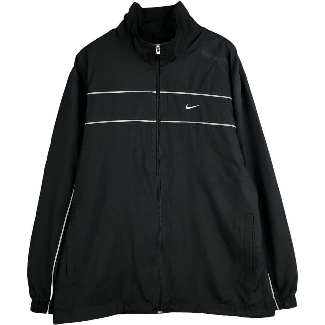 00'S Nike Windbreaker Men's M size polyester black type Vintage Second Hand
