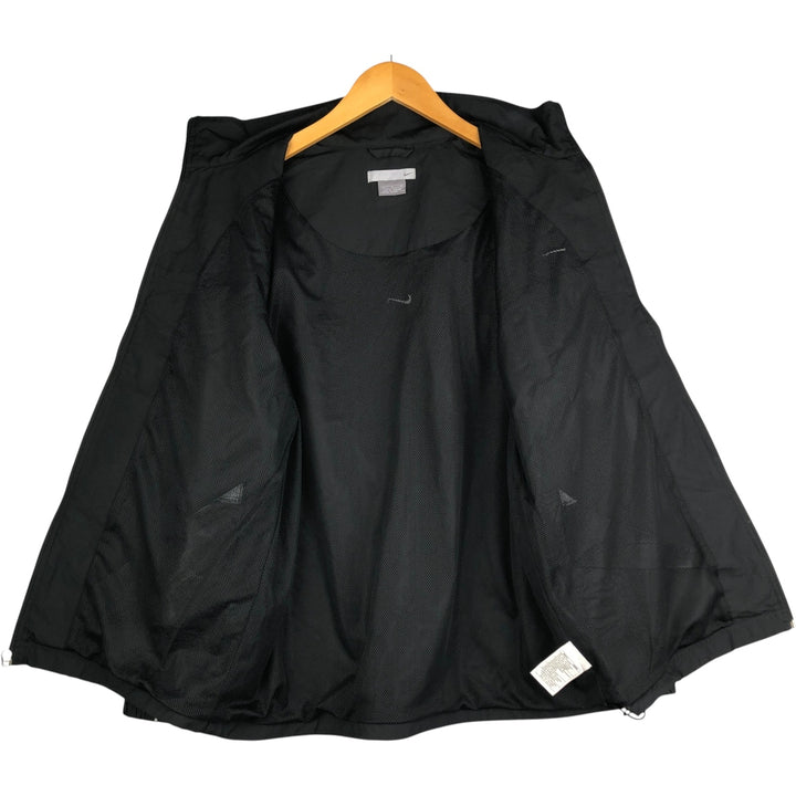 00'S Nike Windbreaker Men's M size polyester black type Vintage Second Hand