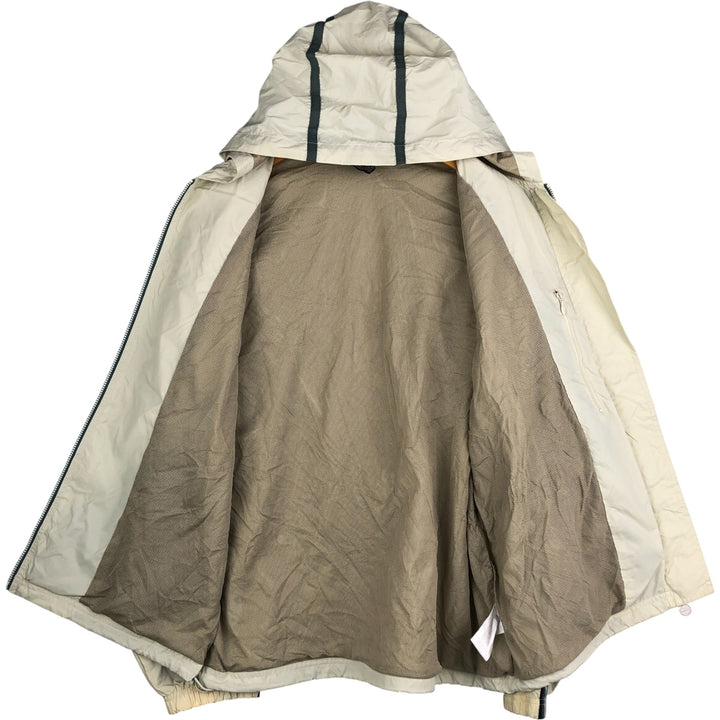 2000'S Nike Nylon Parka, Men's Size Medium Nylon pale white type Vintage Second Hand