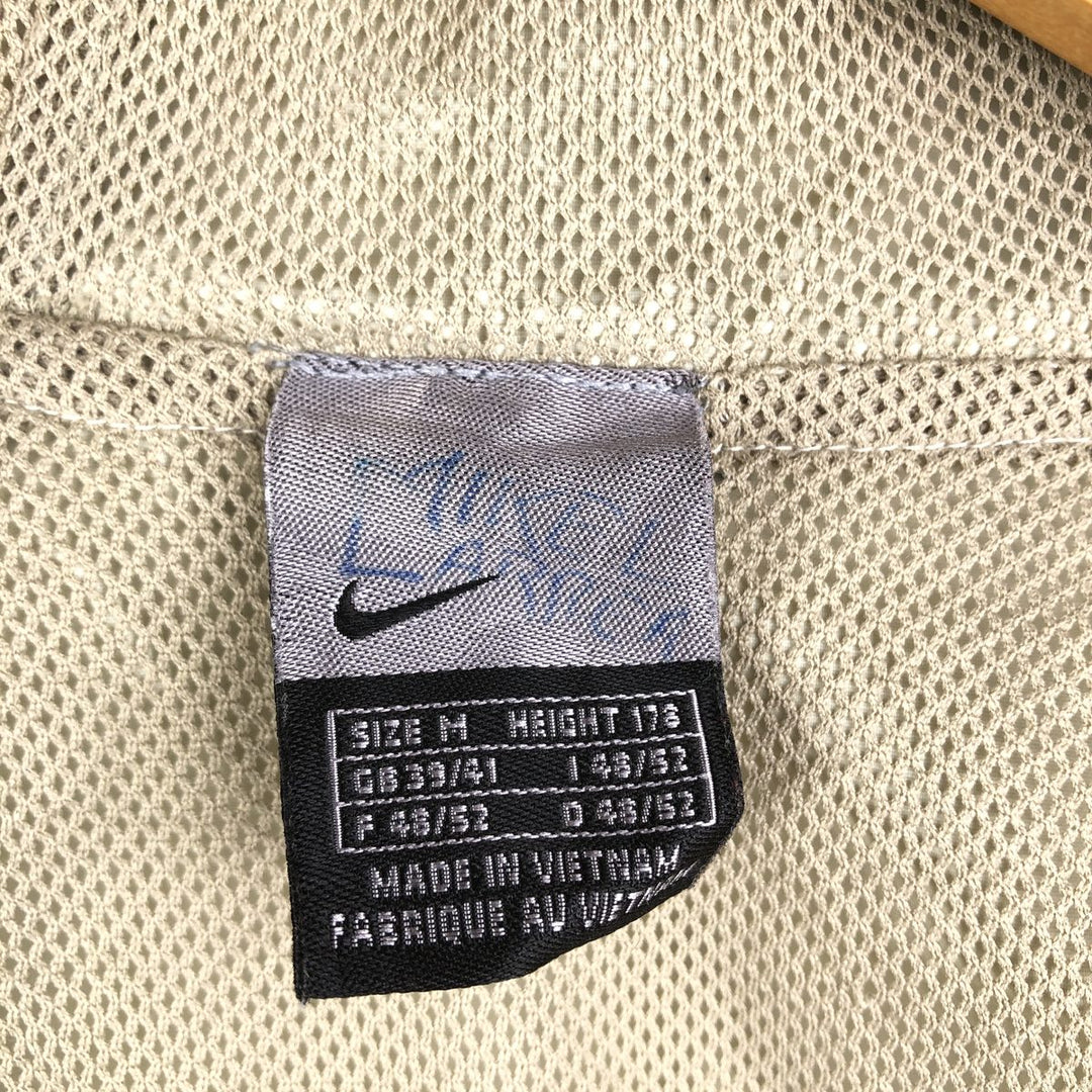 2000'S Nike Nylon Parka, Men's Size Medium Nylon pale white type Vintage Second Hand