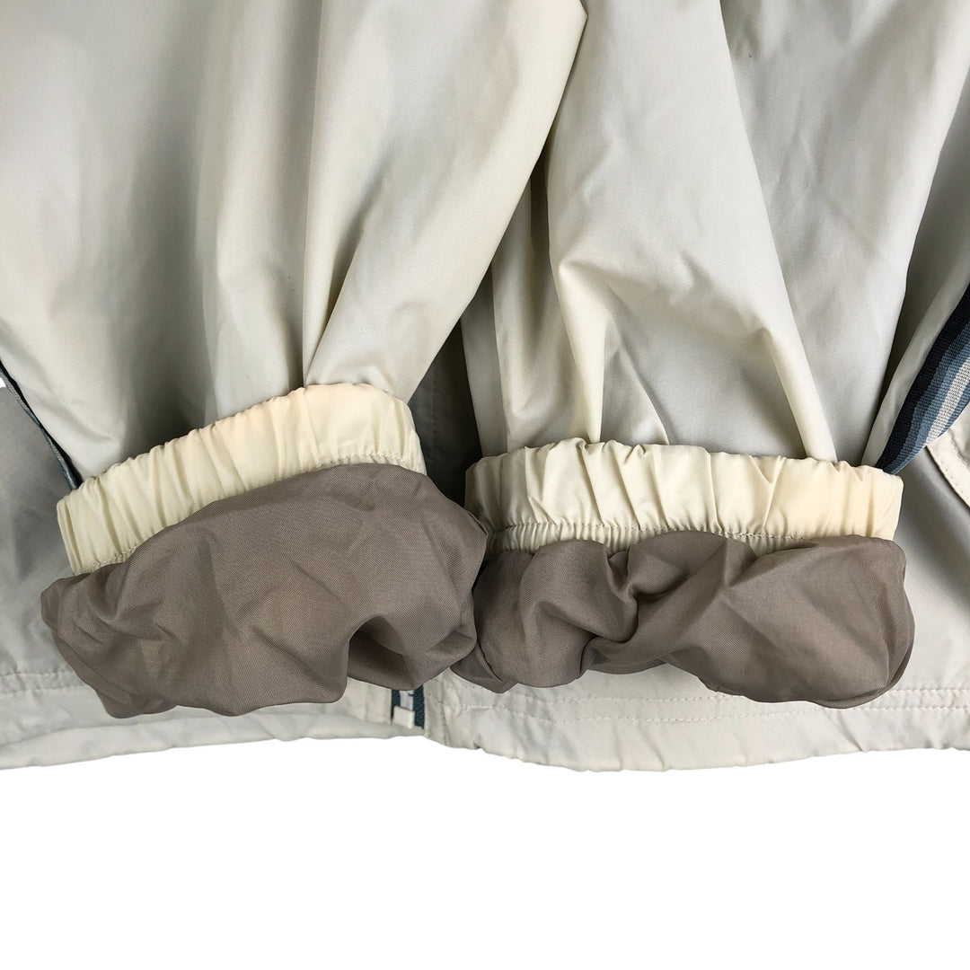 2000'S Nike Nylon Parka, Men's Size Medium Nylon pale white type Vintage Second Hand