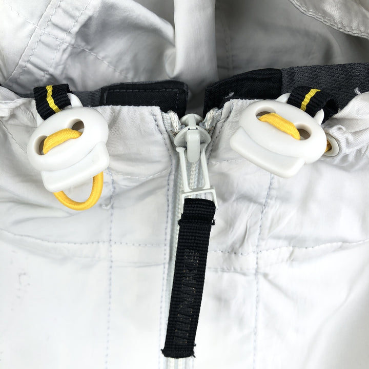 2000'S Nike Hooded Windbreaker, Men's XL polyester gray type Vintage Second Hand