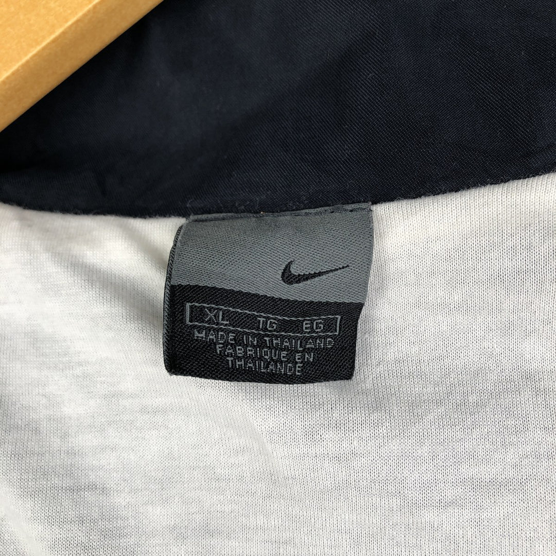 00'S Nike Windbreaker Men's XL polyester navy blue type Vintage Second Hand