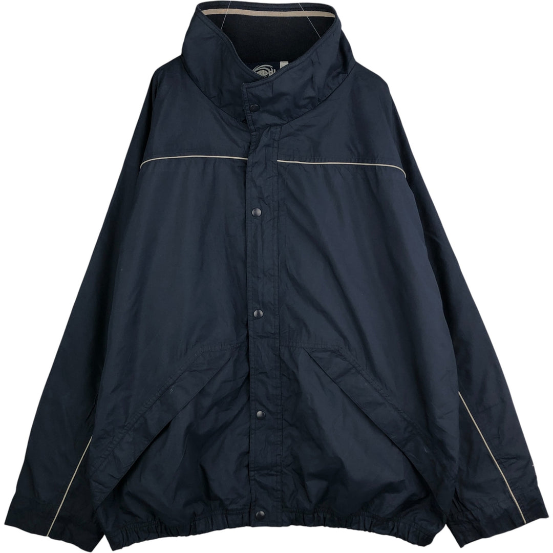 Reebok Windbreaker Men's Size L polyester navy blue type Vintage Second Hand